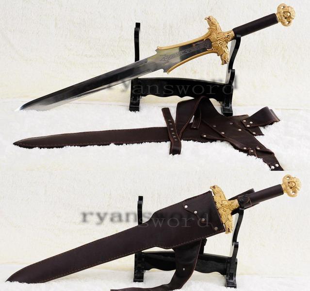 Strong Conan Destroyer Handmade Sword Heavy Duty Cutting Sword