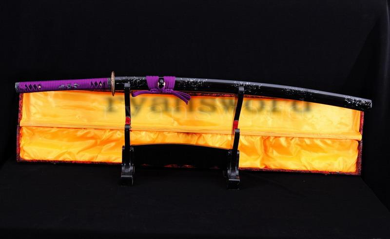 High Quality 1095 Carbon Steel Clay Tempered Japanese Maru Samurai Katana Sword